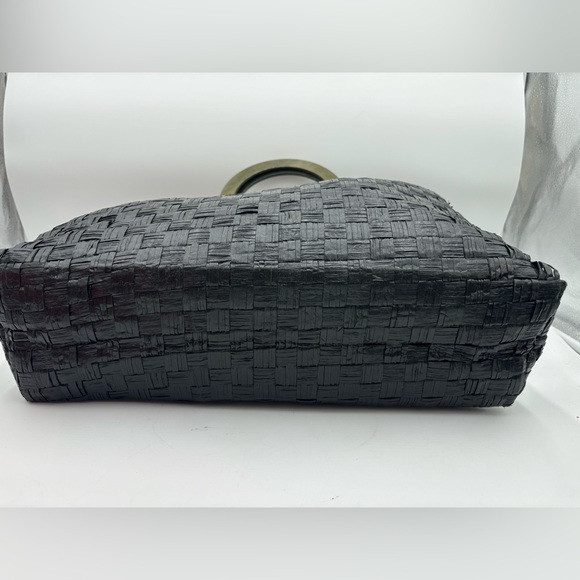 100% Vintage Paper Straw Handbag, Tote Bag - Picture 6 of 9